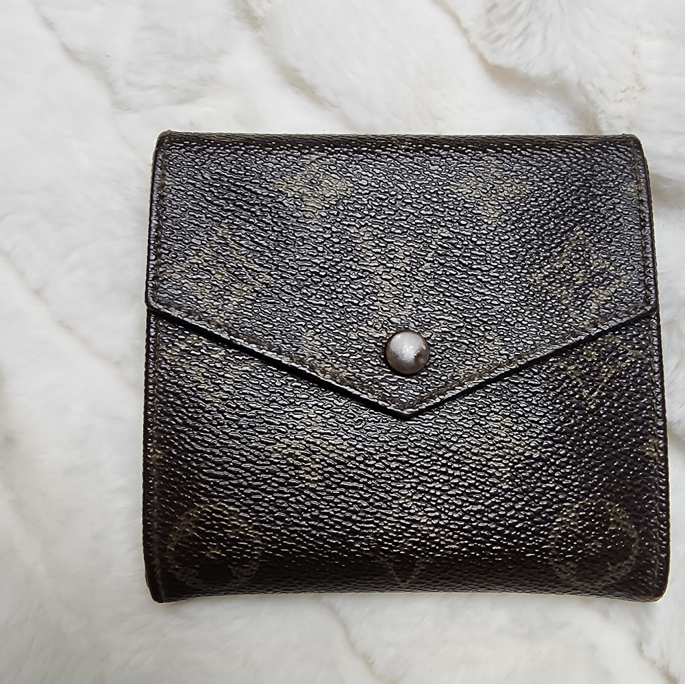 Louis Vuitton Dark Brown Monogram Wallet - Picture 1 of 10
